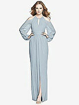 Front View Thumbnail - Mist Dessy Bridesmaid Dress 3018