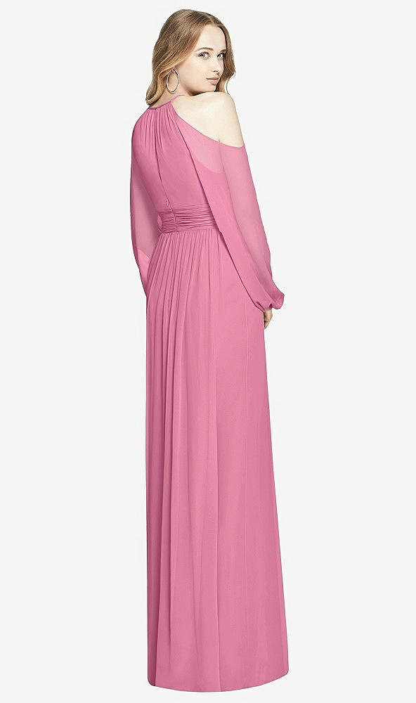 Back View - Orchid Pink Dessy Bridesmaid Dress 3018