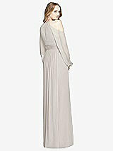 Rear View Thumbnail - Oyster Dessy Bridesmaid Dress 3018