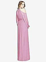 Rear View Thumbnail - Powder Pink Dessy Bridesmaid Dress 3018