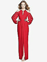 Front View Thumbnail - Parisian Red Dessy Bridesmaid Dress 3018
