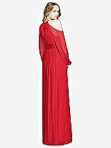 Rear View Thumbnail - Parisian Red Dessy Bridesmaid Dress 3018