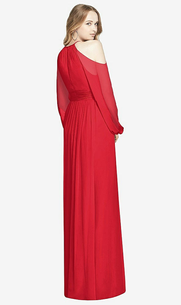 Back View - Parisian Red Dessy Bridesmaid Dress 3018