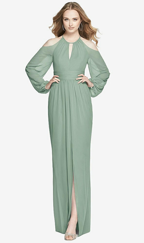 Front View - Seagrass Dessy Bridesmaid Dress 3018