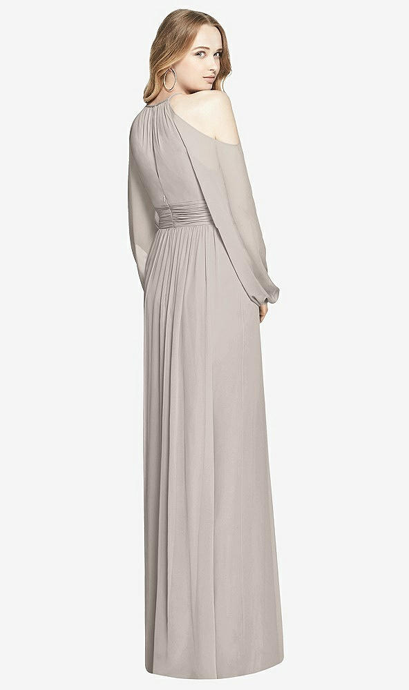 Back View - Taupe Dessy Bridesmaid Dress 3018