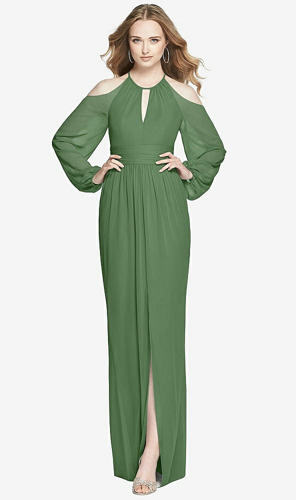 Front View - Vineyard Green Dessy Bridesmaid Dress 3018