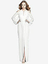 Front View Thumbnail - White Dessy Bridesmaid Dress 3018