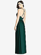 Rear View Thumbnail - Evergreen Criss Cross Strap Backless Maxi Dress