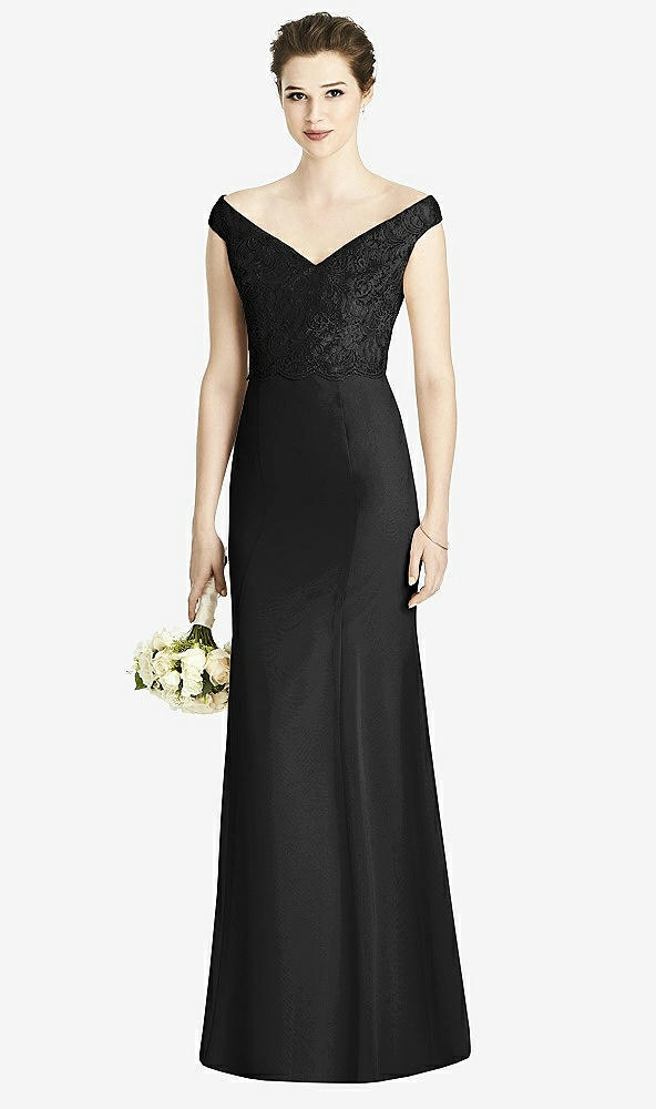 Front View - Black Studio Design Bridesmaid Dress 4536