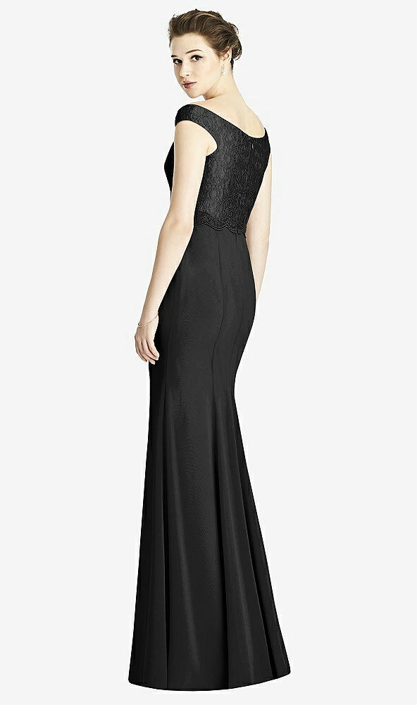 Back View - Black Studio Design Bridesmaid Dress 4536