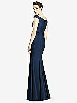 Rear View Thumbnail - Midnight Navy Studio Design Bridesmaid Dress 4536