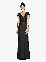 Front View Thumbnail - Black Dessy Bridesmaid Dress 3023