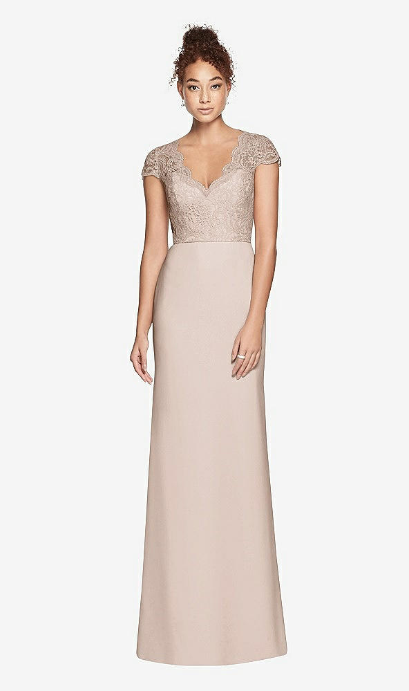 Front View - Cameo Dessy Bridesmaid Dress 3023