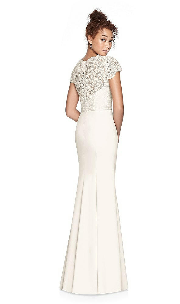 Back View - Ivory Dessy Bridesmaid Dress 3023