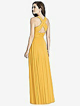 Rear View Thumbnail - NYC Yellow Bella Bridesmaids Dress BB117