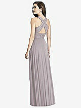 Rear View Thumbnail - Cashmere Gray Bella Bridesmaids Dress BB117