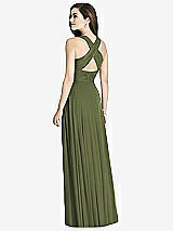 Rear View Thumbnail - Olive Green Bella Bridesmaids Dress BB117