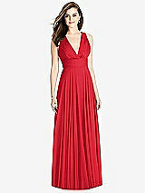 Front View Thumbnail - Parisian Red Bella Bridesmaids Dress BB117