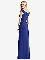 Rear View Thumbnail - Cobalt Blue Bella Bridesmaids Dress BB112