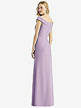 Rear View Thumbnail - Pale Purple Bella Bridesmaids Dress BB112