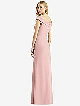 Rear View Thumbnail - Rose - PANTONE Rose Quartz Bella Bridesmaids Dress BB112