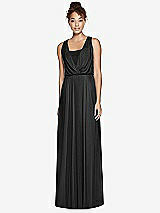 Front View Thumbnail - Black Dessy Bridesmaid Dress 3006