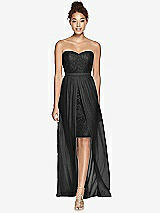 Front View Thumbnail - Black Dessy Bridesmaid Dress 3007