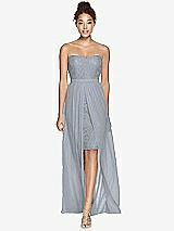 Front View Thumbnail - Platinum Dessy Bridesmaid Dress 3007