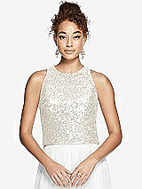 Front View Thumbnail - Ivory Dessy Bridesmaid Top T3008