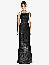 Front View Thumbnail - Black Dessy Bridesmaid Dress 3010