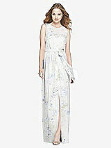 Front View Thumbnail - Bleu Garden Dessy Bridesmaid Dress 3025