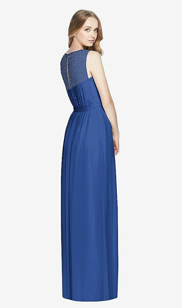 Back View - Classic Blue Dessy Bridesmaid Dress 3025