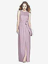 Front View Thumbnail - Suede Rose Dessy Bridesmaid Dress 3025