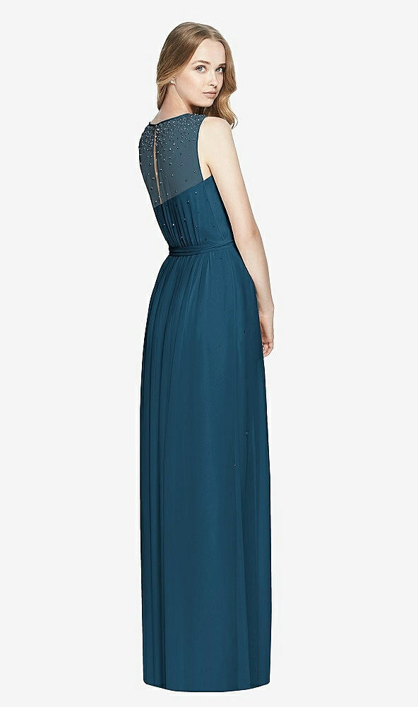 Back View - Atlantic Blue Dessy Bridesmaid Dress 3025