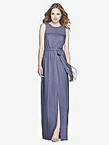 Front View Thumbnail - French Blue Dessy Bridesmaid Dress 3025