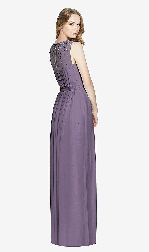 Back View - Lavender Dessy Bridesmaid Dress 3025