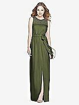 Front View Thumbnail - Olive Green Dessy Bridesmaid Dress 3025