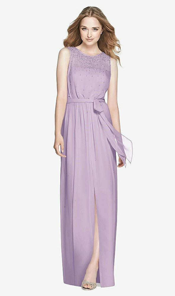 Front View - Pale Purple Dessy Bridesmaid Dress 3025