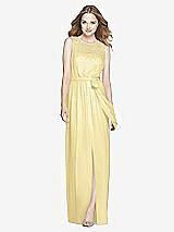 Front View Thumbnail - Pale Yellow Dessy Bridesmaid Dress 3025