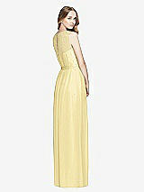Rear View Thumbnail - Pale Yellow Dessy Bridesmaid Dress 3025
