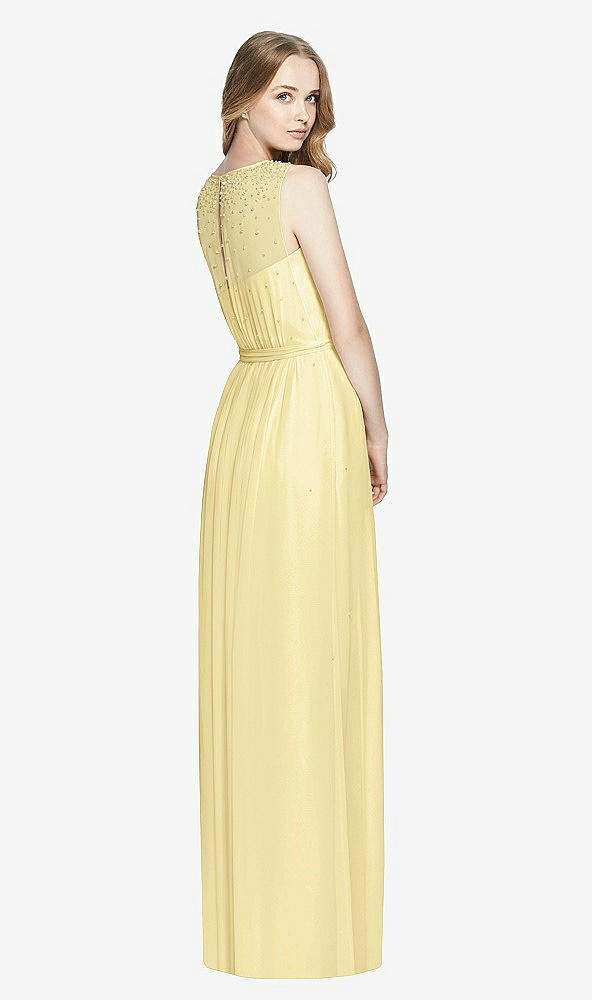 Back View - Pale Yellow Dessy Bridesmaid Dress 3025