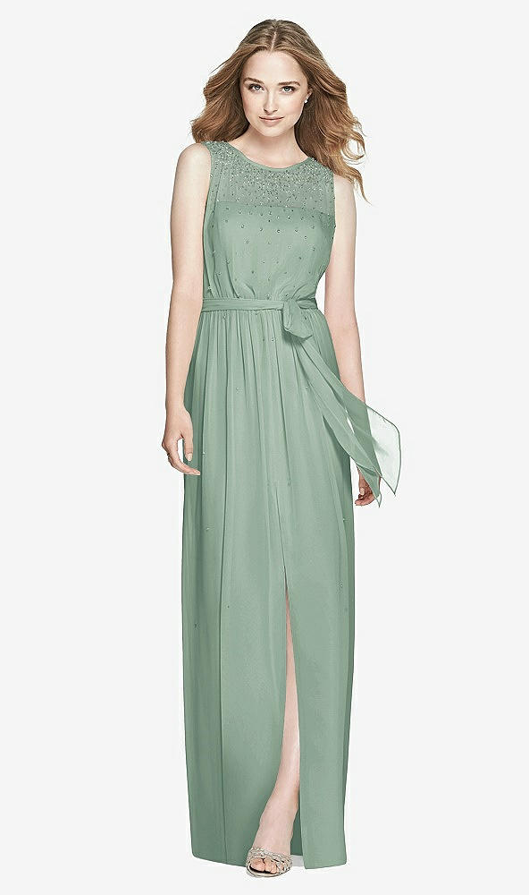 Front View - Seagrass Dessy Bridesmaid Dress 3025