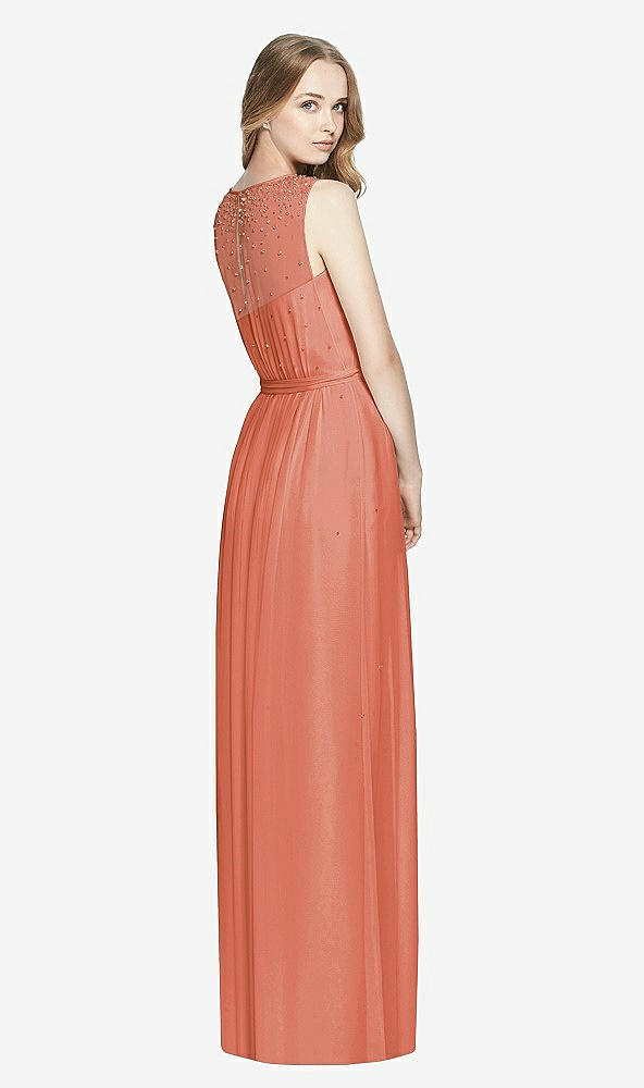 Back View - Terracotta Copper Dessy Bridesmaid Dress 3025