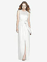 Front View Thumbnail - White Dessy Bridesmaid Dress 3025