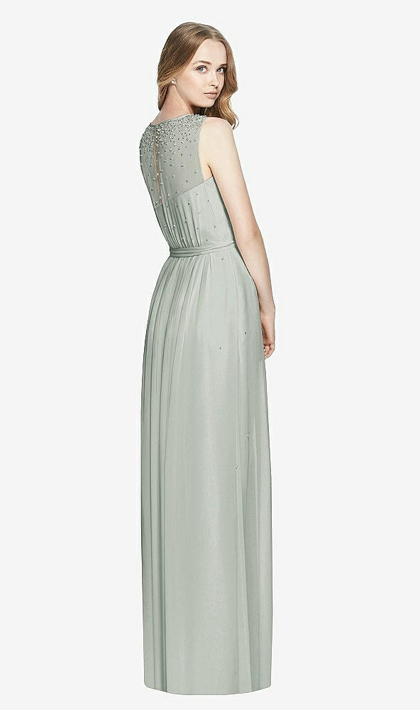 Back View - Willow Green Dessy Bridesmaid Dress 3025