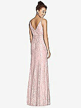 Rear View Thumbnail - Rose - PANTONE Rose Quartz After Six Bridesmaid Dress 6787