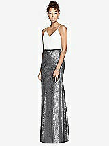 Front View Thumbnail - Charcoal Gray After Six Bridesmaid Skirt S6789