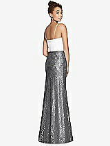 Rear View Thumbnail - Charcoal Gray After Six Bridesmaid Skirt S6789
