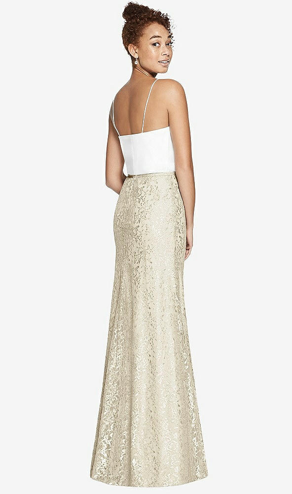 Back View - Champagne After Six Bridesmaid Skirt S6789