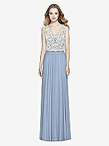 Front View Thumbnail - Cloudy & Ivory After Six Bridesmaid Dress 6773